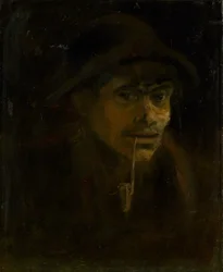 Vagabond avec une pipe